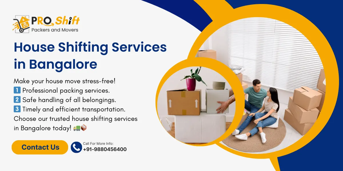 house Shifting service in Bangalore