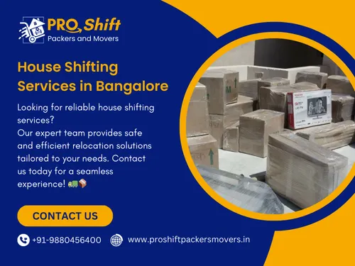 House shifting in Bangalore